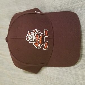 Cleveland Browns Velcro Back Hat. One Size Fits All.